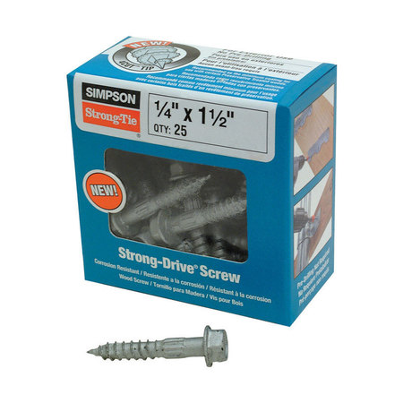 SIMPSON STRONG-TIE STRONG-DRIVE SCREW 1.5"" SDS25112-R25